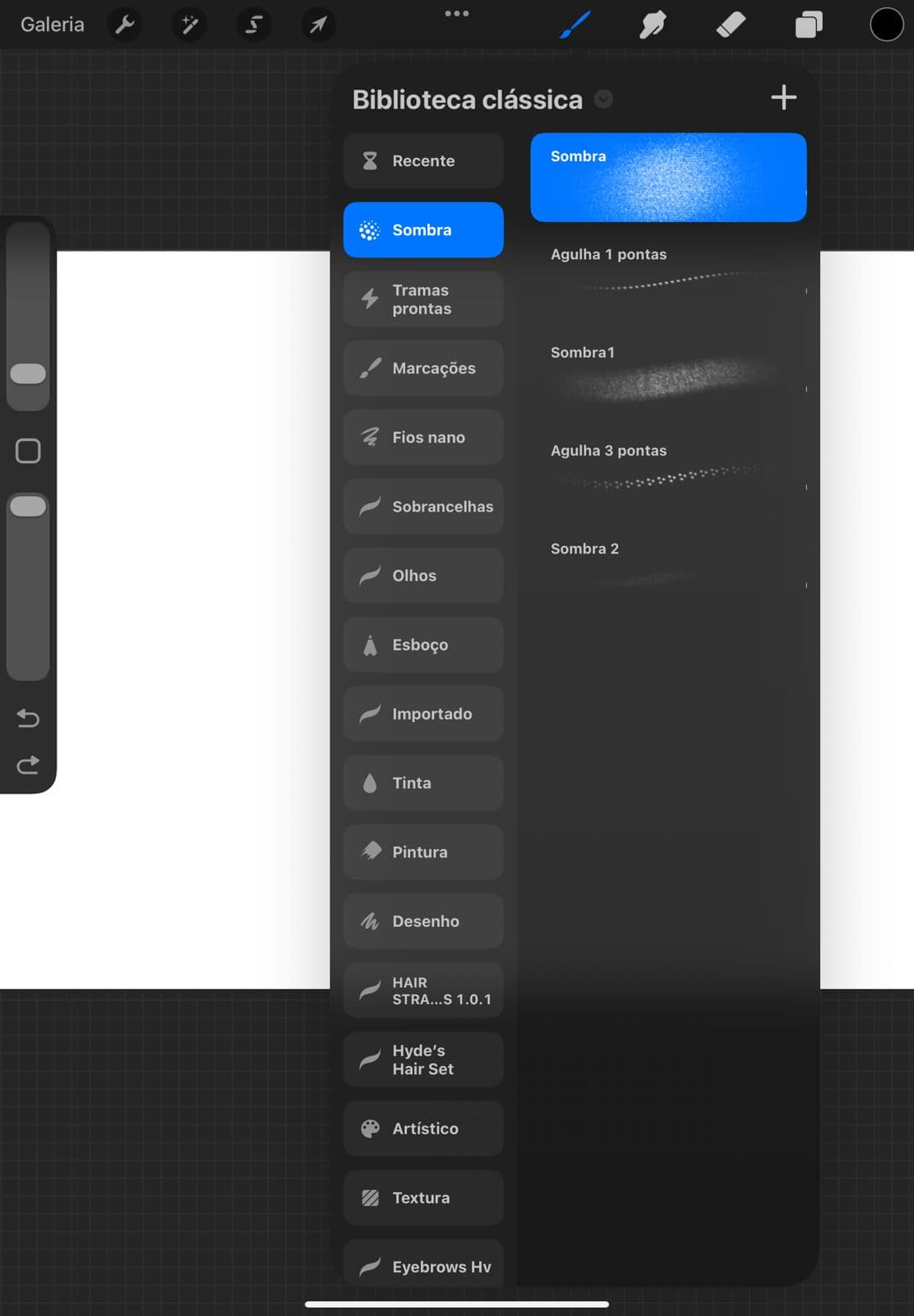 Pack de pincéis — Sombra